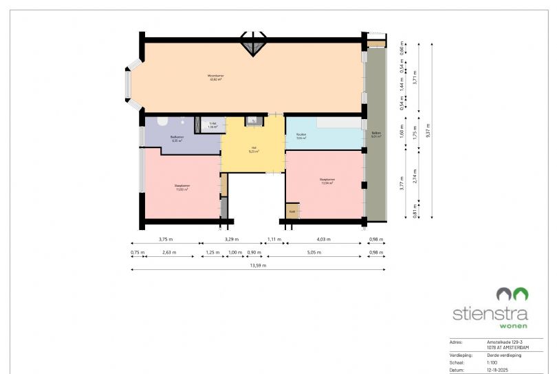 Afbeelding Amstelkade 129 -3, 1078 AT Amsterdam : 17
