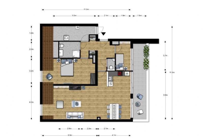 Afbeelding Maagdendries 67 E03, 6211 RW Maastricht : 6