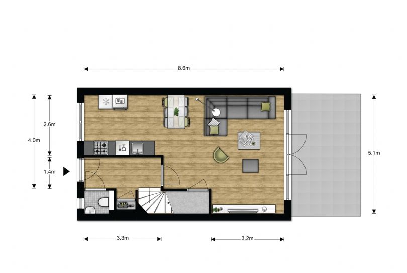 Afbeelding Willy den Oudenstraat 15, 5026 DB Tilburg : 3