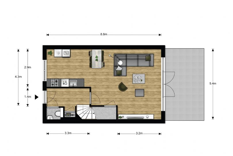 Afbeelding Willy den Oudenstraat 19, 5026 DB Tilburg : 4